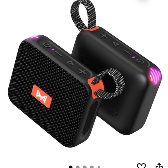 Portable Bluetooth Speaker with Beat Synced Light, IPX7 Waterproof, 5H Playtime - Picture 1 of 4